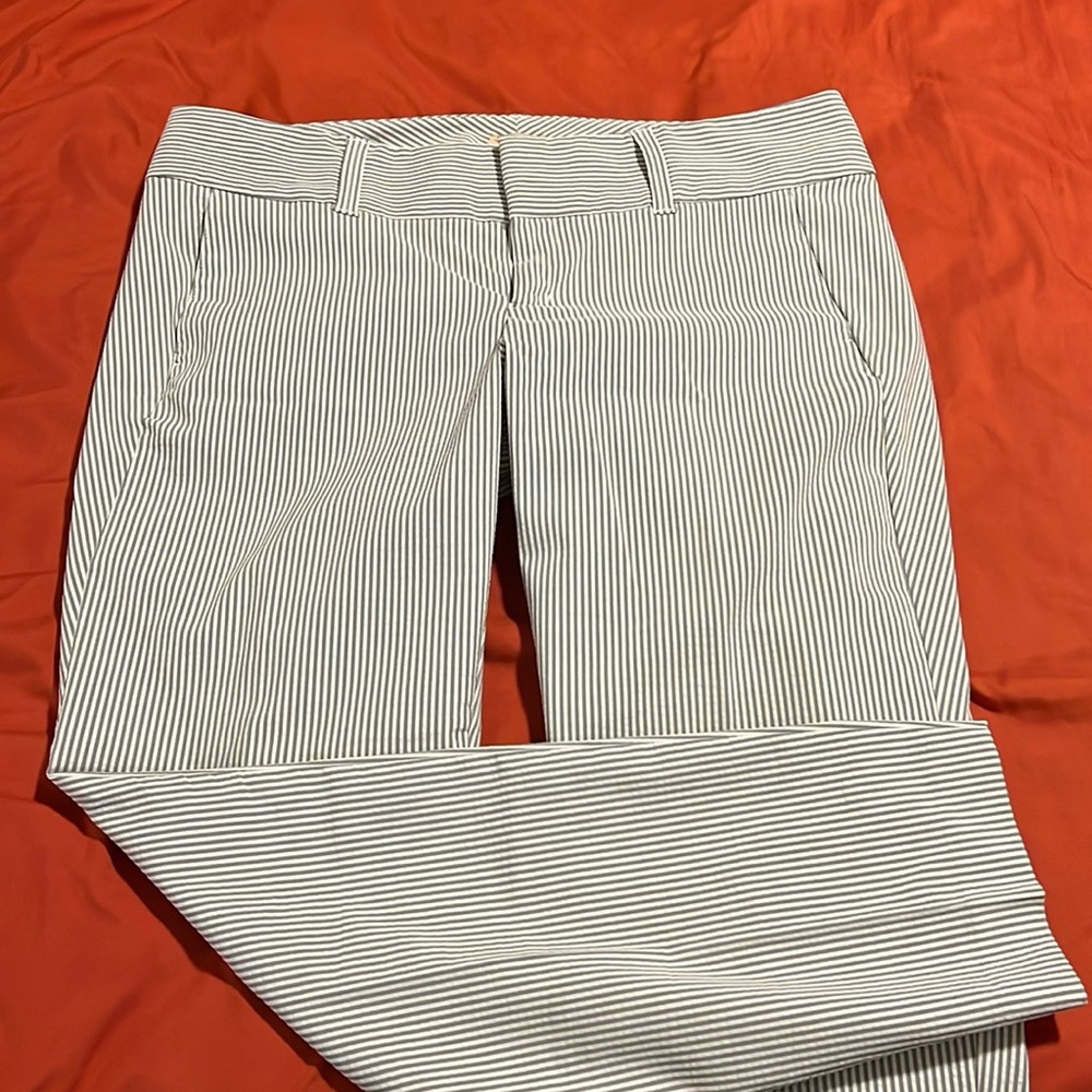 Seersucker dress pants, size 10.